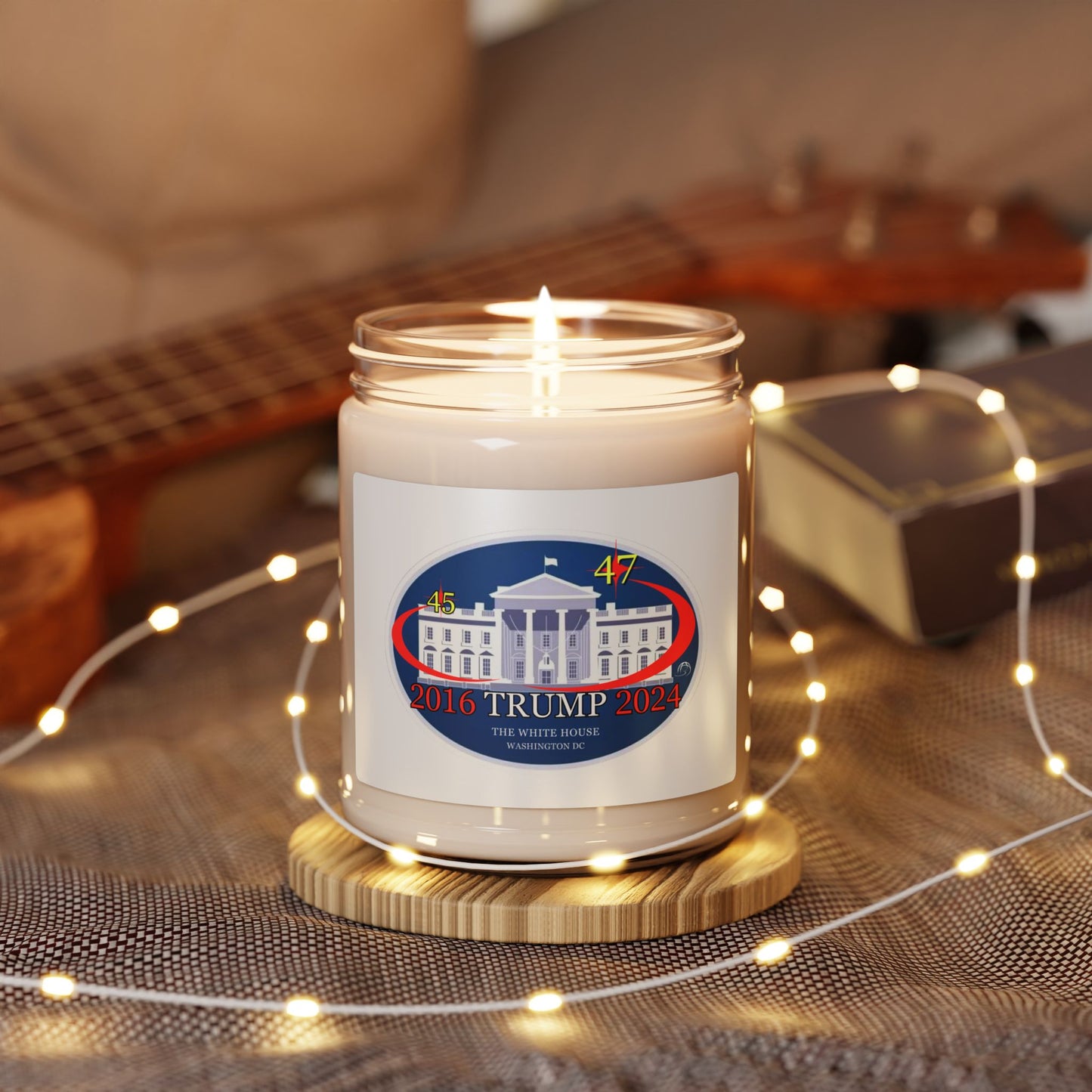 "Trump 2024 White House Edition" Scented Soy Candle, 9oz