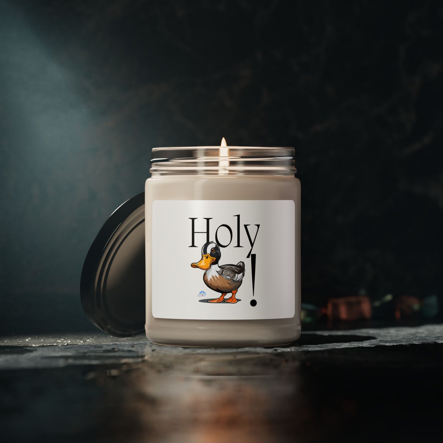 Funny Holy "Duck" Scented Soy Candle, 9oz