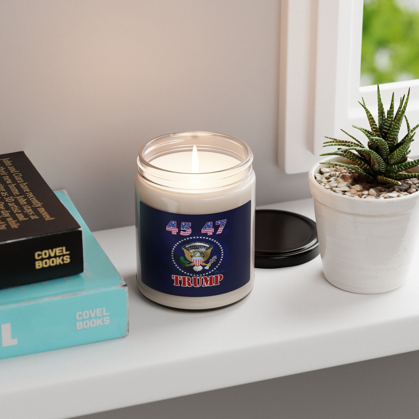 "45 47 Presidential Seal" Scented Soy Candle, 9oz