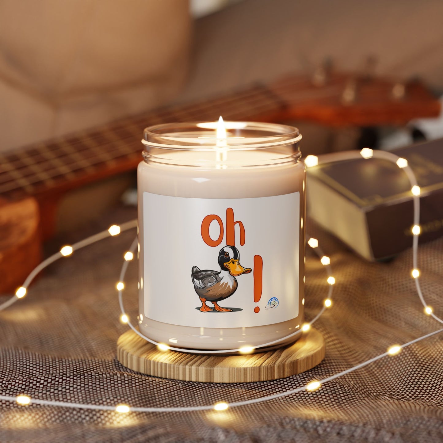 Oh "Duck" Funny Duck Scented Soy Candle, 9oz