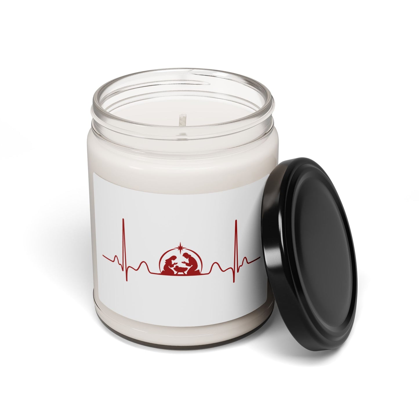 Nativity Heartbeat Scented Soy Candle, 9oz