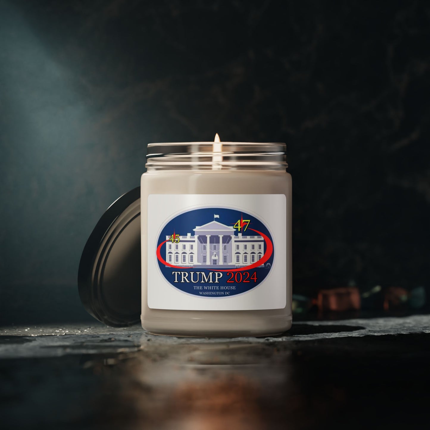 "Trump 2024 White House" Scented Soy Candle, 9oz